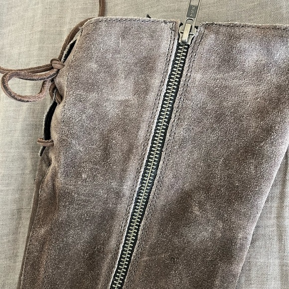 BORN Tall Gray Suede Boots - Picture 8 of 8